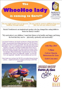 The Woohoo Lady is coming to Gore